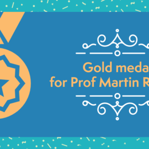 A gold medal for Prof Martin Rusnak