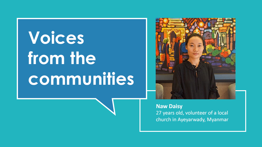 Voices from the communities: Naw Daisy from Myanmar